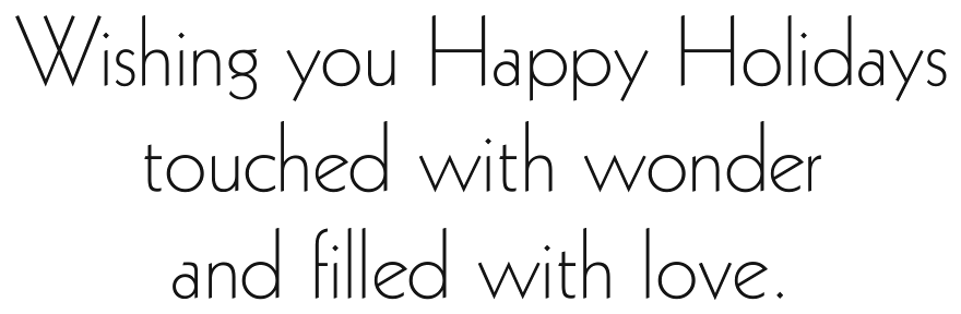 Cover of the Holiday Wonder card